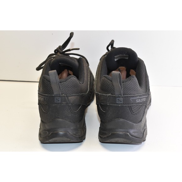 Salomon Mens Pathfinder Hiking Shoes Black Size 10.5 Camping Trail Waterproof - Picture 4 of 6